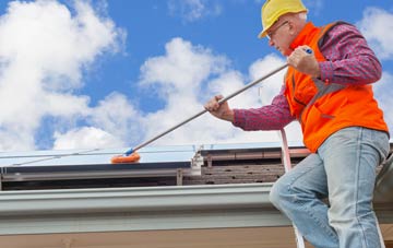 Constable Burton soft wash roof cleaning